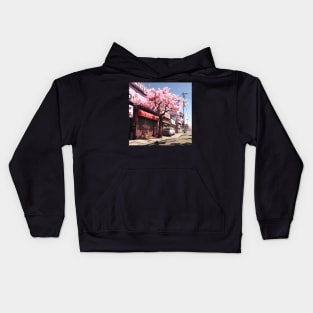 Japanese cherry Kids Hoodie